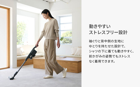 【女性用 LLサイズ ホワイト】ReDリカバリーウェア Uネックインナー長袖 疲労回復 血行促進 一般医療機器 バイタルテック