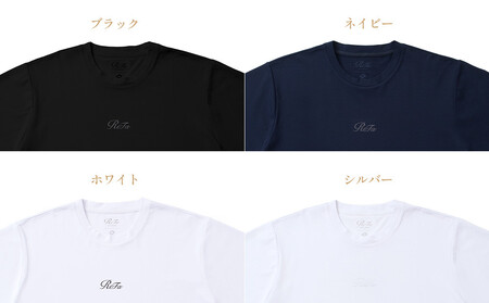 【シルバー Lサイズ】リファ バイタルテック コンフォートジャージー クルーネックTシャツ