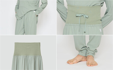 【ネイビー 3Lサイズ】リファ バイタルテック モイストスムース ジョガーパンツ