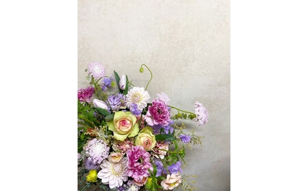 【定期便 6回】季節のお花・おまかせフラワーアレンジ