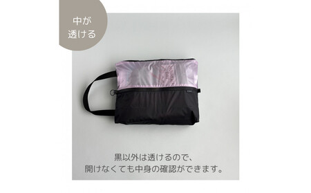 【Sサイズ・ラベンダー】ガバッと開く!撥水ナイロン上履き袋 シューズケース 着替え入れ