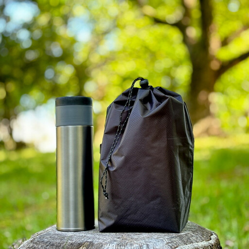 【M・3L・黒】　大きめナイロン巾着袋　スタッフバッグ　スタッフサック　バッグインバッグ　着替え袋 10,500円