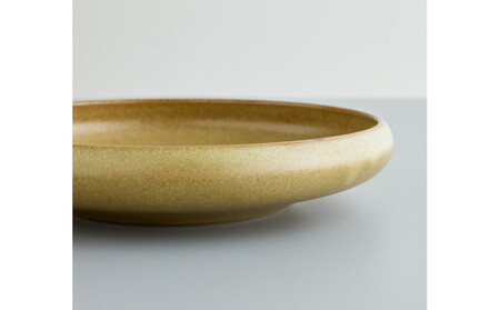 Tableware Shallow Bowl Curveペアセット15cm 鶯