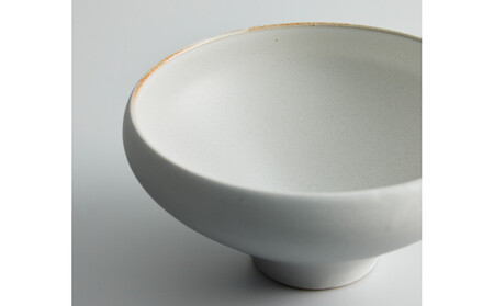 Tableware Deep Bowl Curveペアセット14cm 乳白