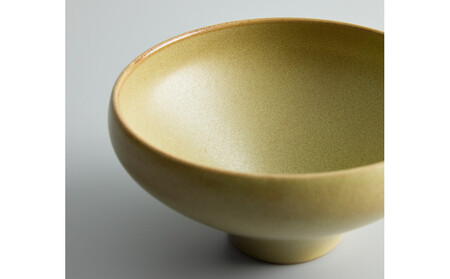 Tableware Deep Bowl Curveペアセット14cm 鶯