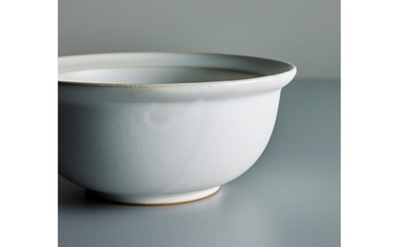 Tableware Deep Bowl Rimペアセット17cm 乳白