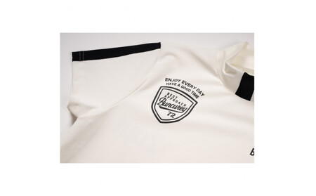 BUNCUREY　ゴルフウェア　半袖モックネック（BL23SS-02-507）オフ／サイズ2