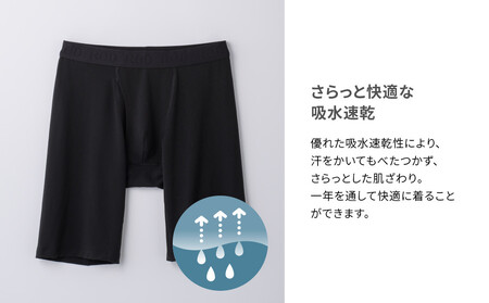 【男性用 Mサイズ】ReDリカバリーウェア ロングボクサーパンツ(COOL) 疲労回復 血行促進 一般医療機器 バイタルテック