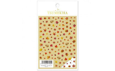 ツメキラ ネイルシール 1枚 【秋の彩り】ネイルアート ジェルネイルに埋め込む レジン パーツ用品