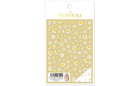 ツメキラ ネイルシール 1枚 yumi プロデュース【マーガレット】ネイルアート ジェルネイルに埋め込む レジン パーツ用品
