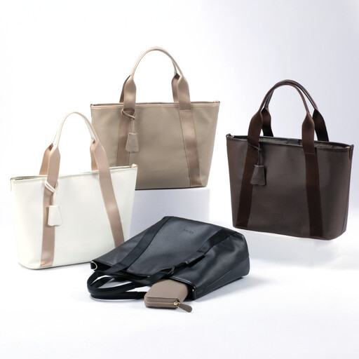 【母の日】Y-STYLE 魔法の収納トートバッグ Mサイズ【ブラウン】