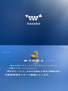 話題独占？！名古屋城の【金のシャチホコ】魚のアクセサリーシリーズ”nanako”ピンズ