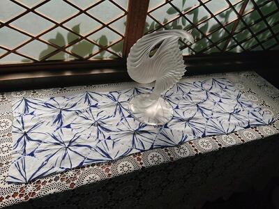 手蜘蛛絞り　手ぬぐい