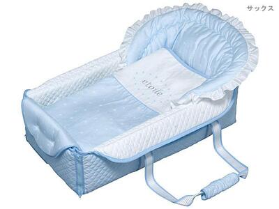 洗える授乳クッション付き バッグdeクーファン エトワール サックス