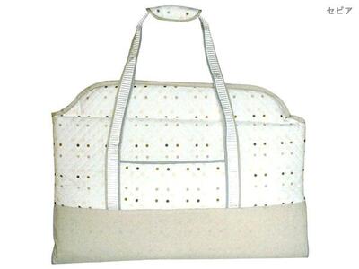 授乳クッション付き バッグdeクーファン ベビーポルカ セピア