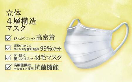 マスク(大容量)高級国産不織布マスク（ふつうサイズ）30枚入×4箱 (サージカルマスク)