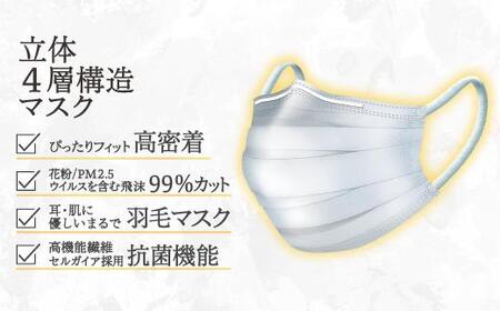 名古屋で製造　高級国産不織布マスク（小さめ）　5枚入×10袋