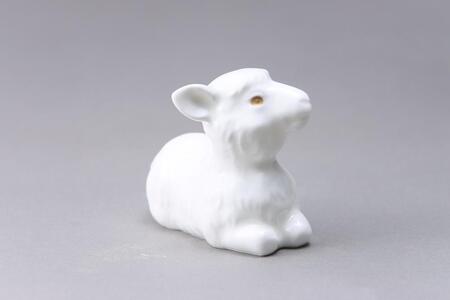 ノリタケの森オリジナル　干支ベビーヒツジ　M018　K041