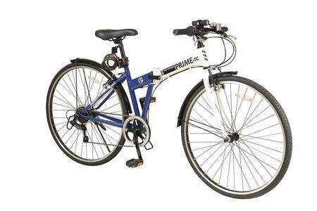 防災対応 ノンパンク700cクロスバイク折りたたみ自転車 オリジナル