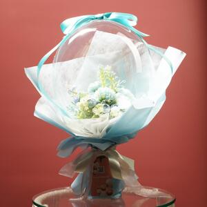 フラワーバルーン「ブループリンセス」