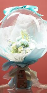 フラワーバルーン「ブループリンセス」