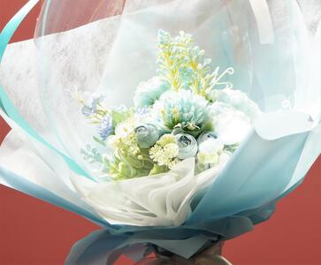 フラワーバルーン「ブループリンセス」