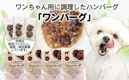 愛犬のごほうびに！　ワンバーグ　120ｇ×4