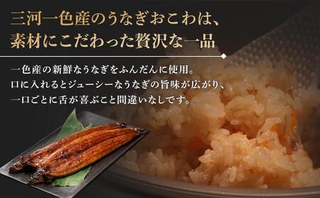 三河一色産 うなぎおこわ8〈真空個包装〉〈レンジでお手軽〉