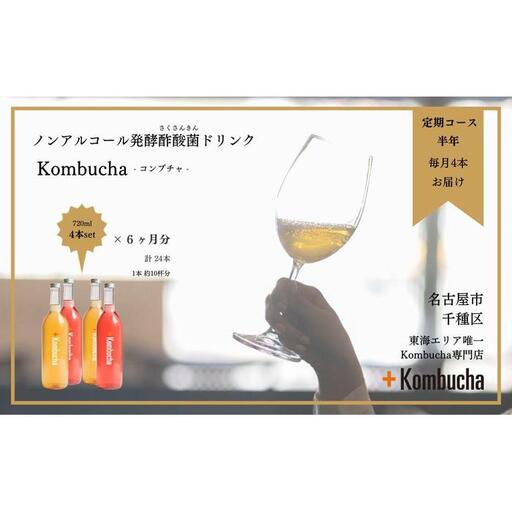 美味しく楽しめる！+Kombuchaの Kombucha半年定期コース