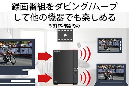 BUFFALO/バッファロー【高速モデル】リンクステーションLS720D ネットワークHDD 2ベイ 6TB/LS720D0602