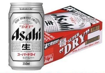 【名古屋市製造の塩こうじ付き】アサヒ　スーパードライ缶350ml×24本　定期便12か月
