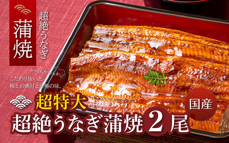 超絶うなぎ蒲焼　超特大 2尾