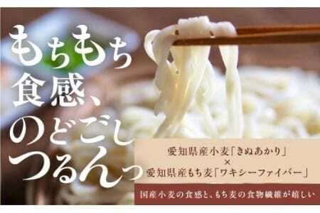 豊橋産スーパーもち麦使用　国産もち麦うどん　２００ｇ×１２入り　