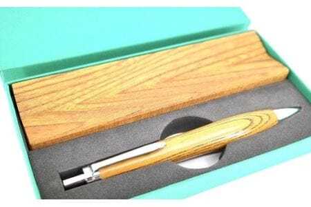 CHIGIRI 欅　木軸ボールペン＆ペントレイセット