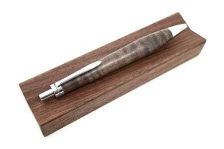 CHIGIRI ブラックウォルナット 木軸ボールペン＆ペントレイセット