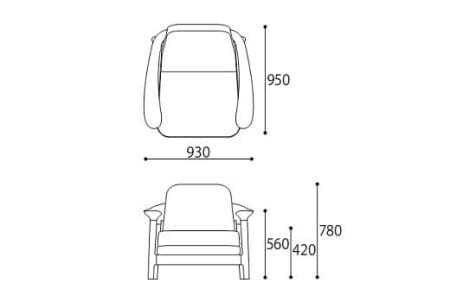 欧州の美意識を、日本の住まいへ。『BRIDGE』コレクションの１Pソファ　「ハンス・S・ヤコブセン」デザイン