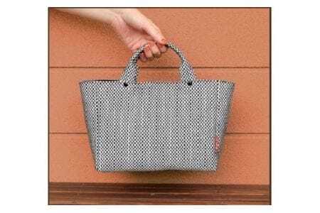 刺し子生地の『ミニトートバッグ・ポーチ・コインケースのセット』