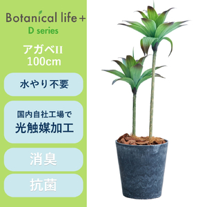 フェイクグリーン Botanical life+ Dシリーズ アガベII 100cm 光触媒加工 鉢付き インテリア 抗菌 消臭 愛知県 豊橋市 送料無料 47000円