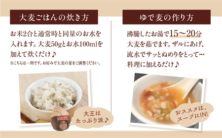 国産スーパー 大麦 6回定期便 （1.8kg × 6）計10.8kg 月に1回お届け 食物繊維 たっぷり 大麦 麦