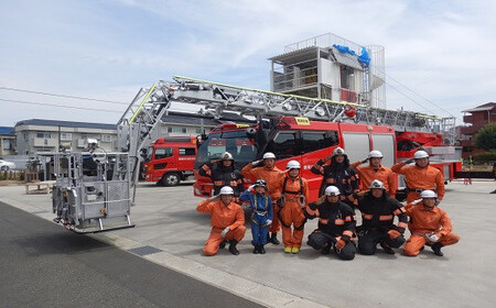 綱渡りに挑戦！はしご車に乗れる！ ｢ファイヤーレスキュー体験｣