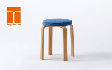 フラワースツール ライトブルー