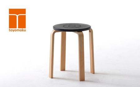 カラースツール ブラック