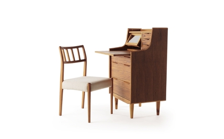 朝日木材 エッダ ライティングビューロー≪DB30102M-EL000≫ 家具