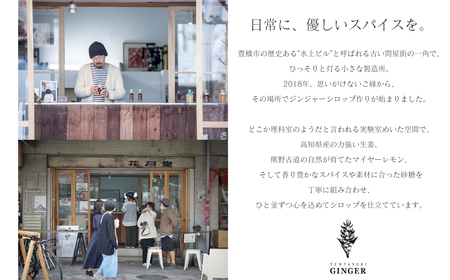 クラフトジンジャーシロップ　3本セット