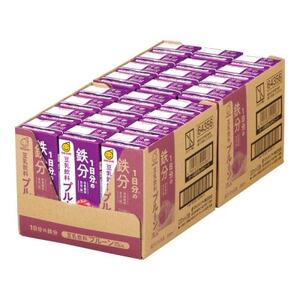 1日分の鉄分 豆乳飲料 プルーンmix 200ml 24本セット×2ケース【1543288】