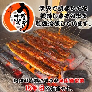 炭火手焼き☆三河一色産うなぎ蒲焼　1尾　うなぎ十楽【配送不可地域：離島】【1581869】