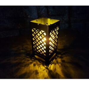 LEDランプシェード　七宝文様四角型【1589820】