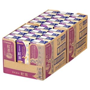 ひとつ上の豆乳　豆乳飲料　紅茶　200ml×24本【1617338】