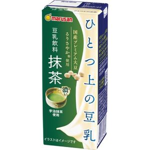 ひとつ上の豆乳　豆乳飲料　抹茶　200ml×24本【1617346】