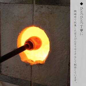 【数量限定】ガラス風鈴(花火)　岡崎ガラス工房 葵【1624853】